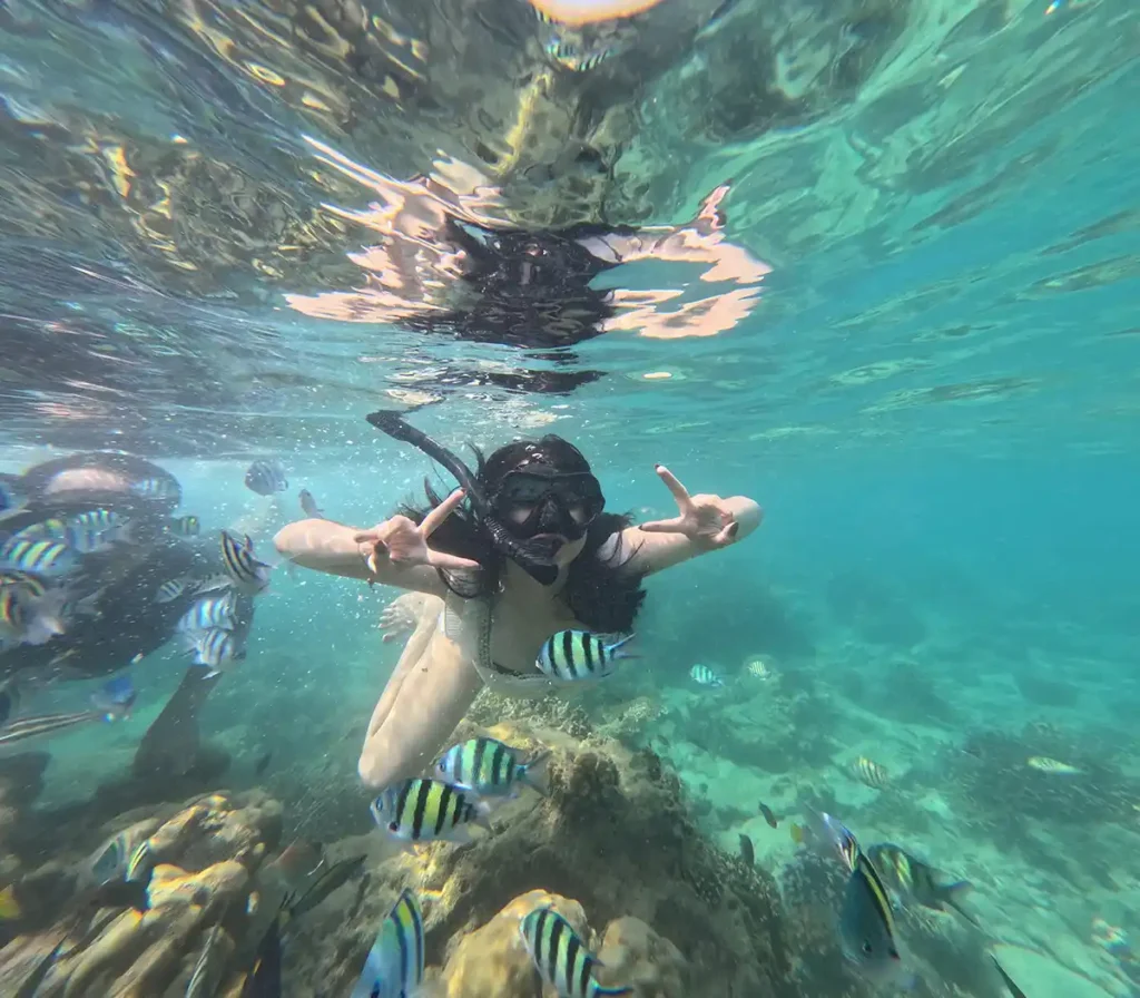 daya tarik pulau tidung saat snorkling